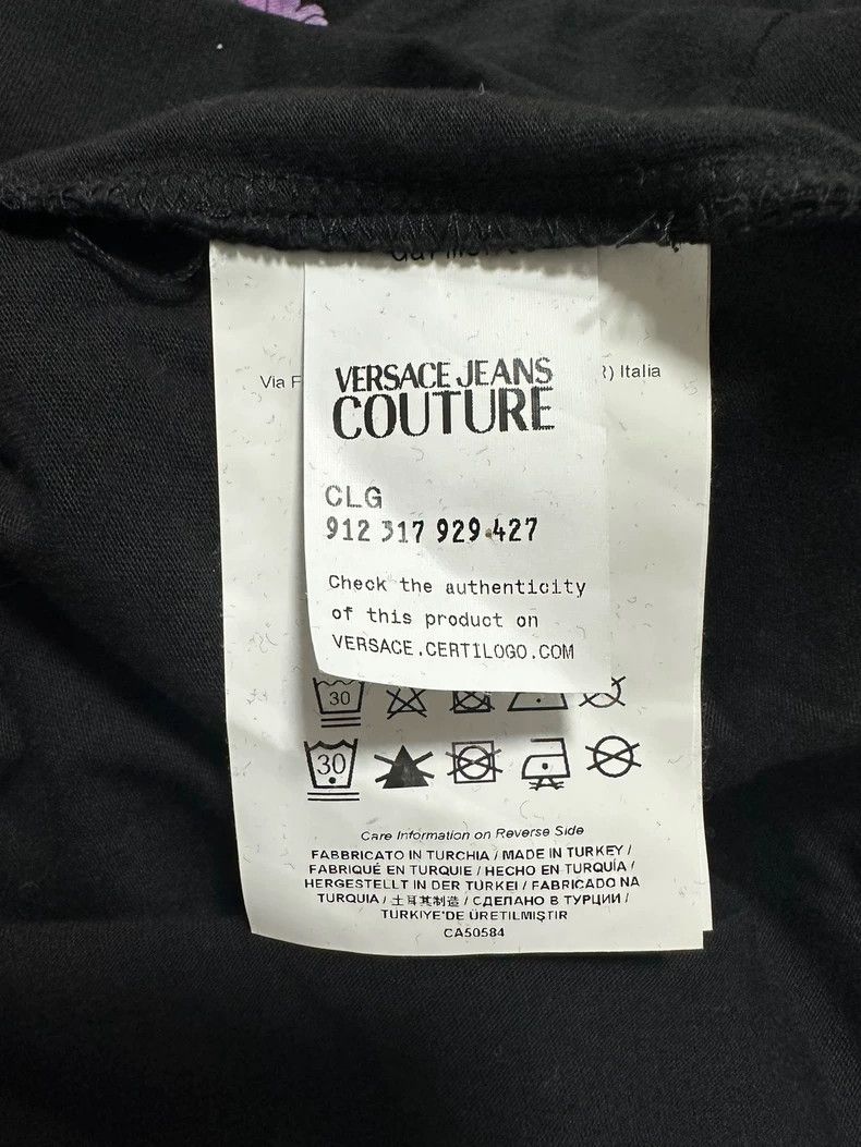 Versace Versace Jeans Couture Men's Short Sleeve T-Shirt Size US L / EU 52-54 / 3 - 4 Thumbnail