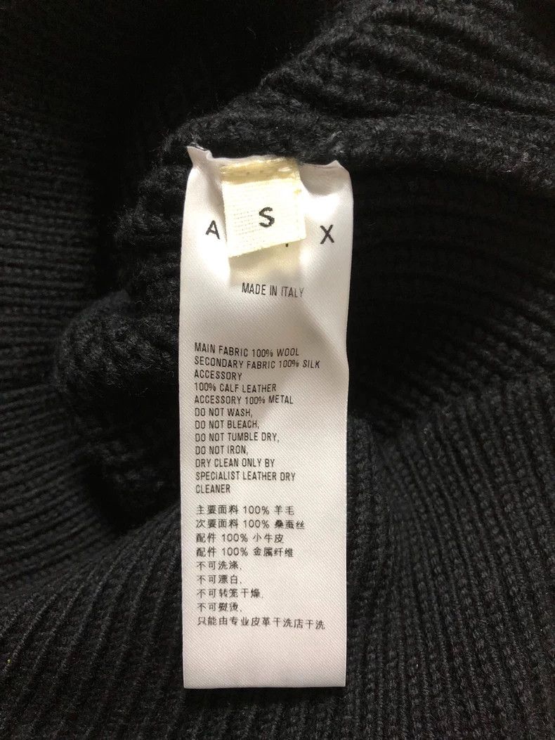 1017 ALYX 9SM ALYX Black Sweater with Silver Detail Size US S / EU 44-46 / 1 - 5 Thumbnail
