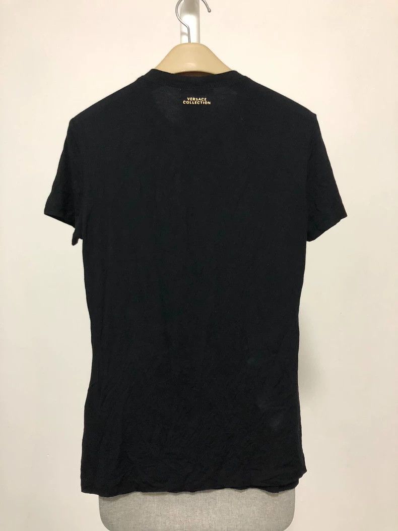Versace Versace Black Short Sleeve T-Shirt with Design Size US M / EU 48-50 / 2 - 2 Thumbnail
