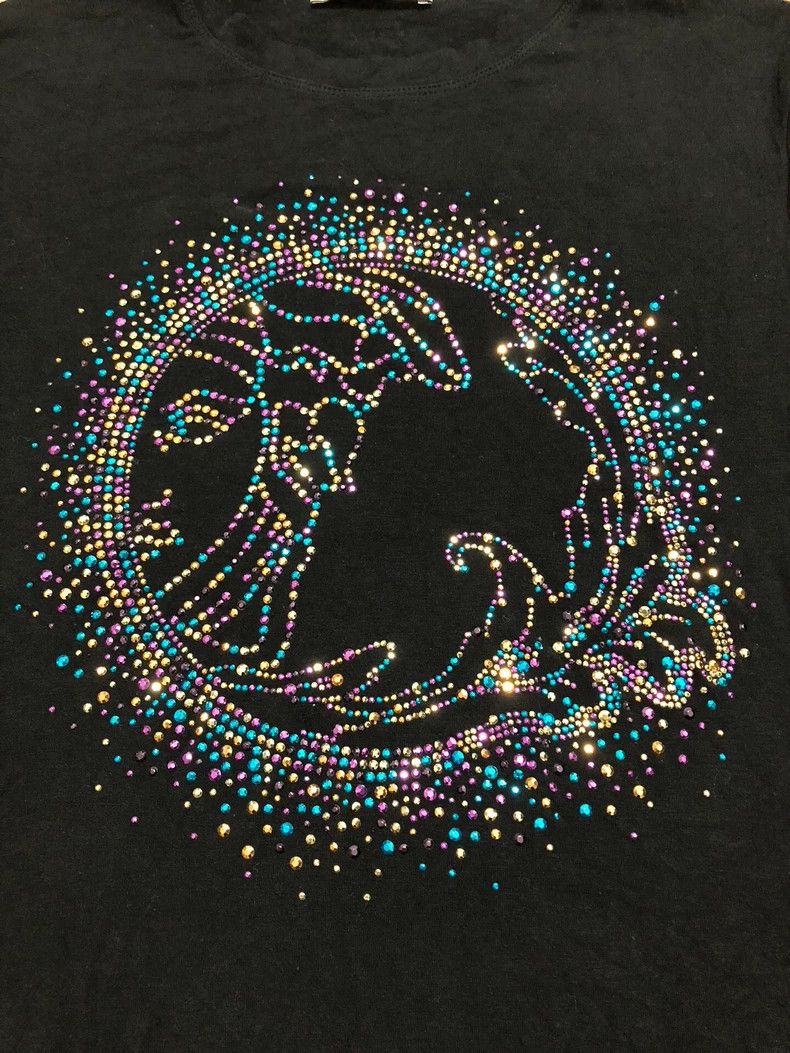 Versace Versace Black Short Sleeve T-Shirt with Design Size US M / EU 48-50 / 2 - 4 Thumbnail