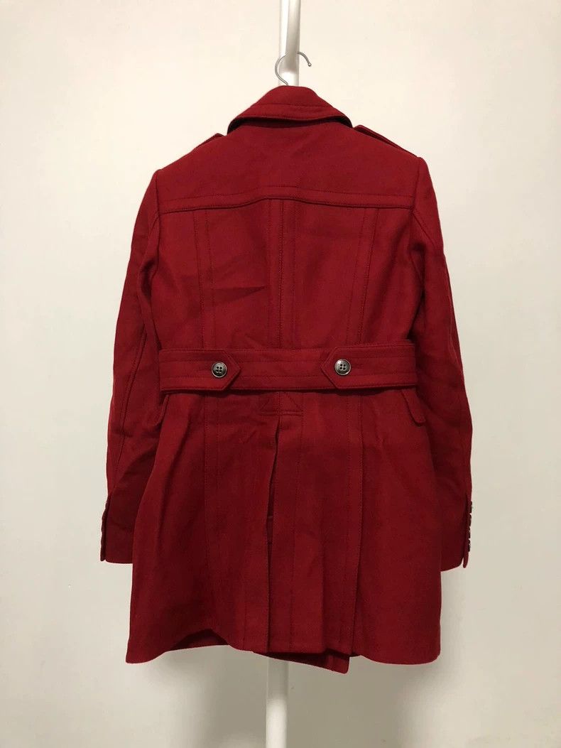 Burberry Burberry Women's Wool Coat Red Size US L / EU 52-54 / 3 - 2 Thumbnail