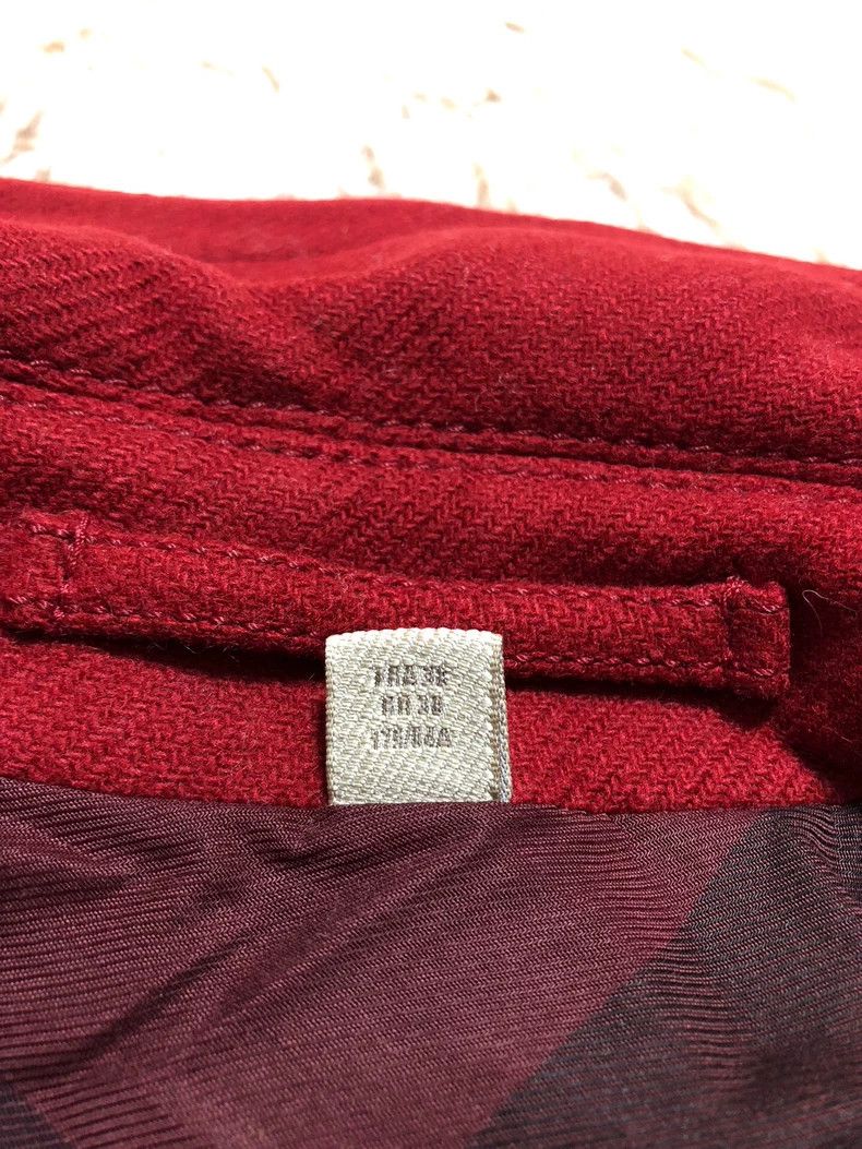 Burberry Burberry Women's Wool Coat Red Size US L / EU 52-54 / 3 - 4 Thumbnail