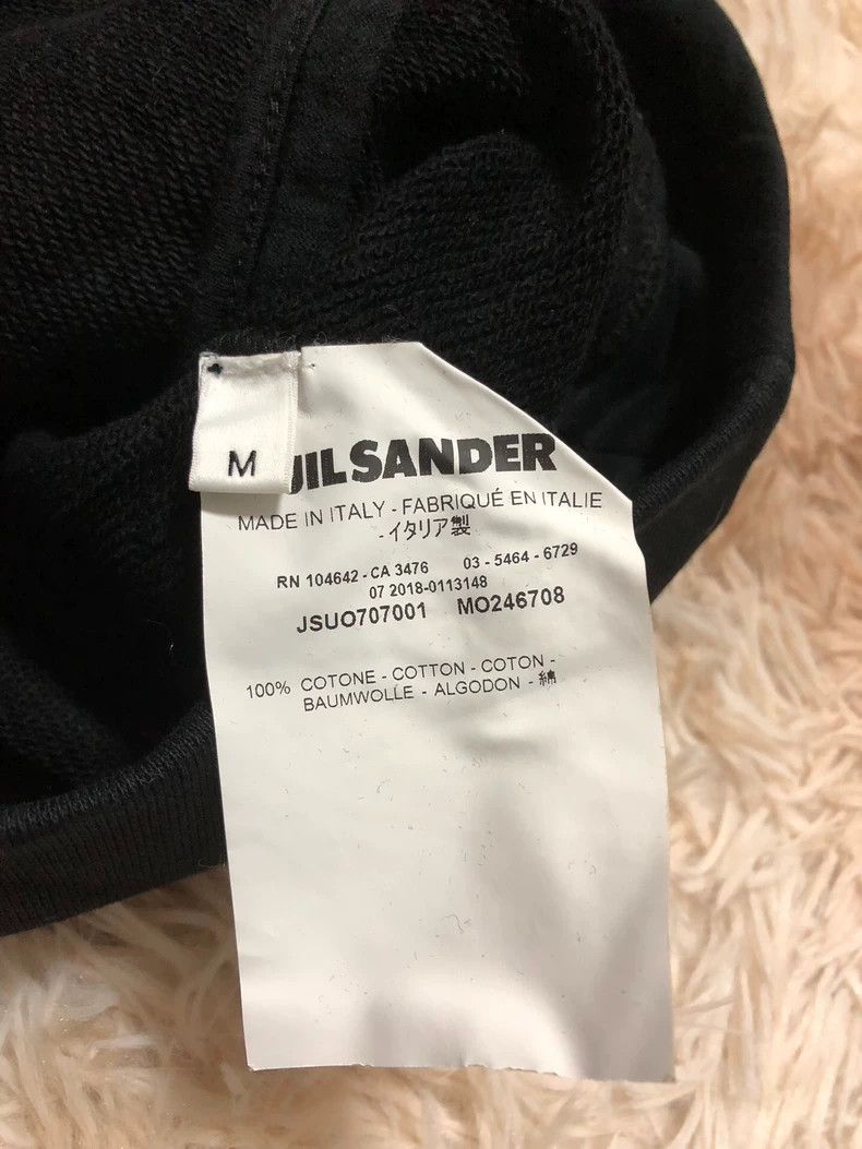 Jil Sander JIL SANDER Black Zip-Up Hoodie Sweatshirt Size US M / EU 48-50 / 2 - 5 Thumbnail