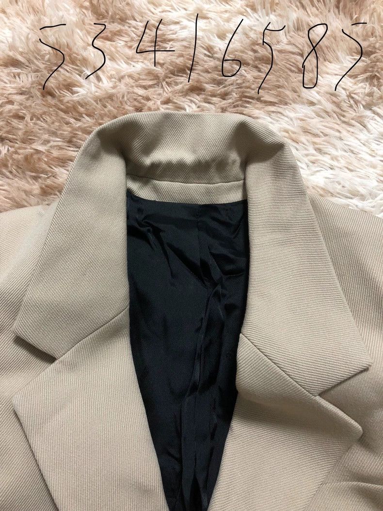 AMI Ami Paris Blazer Jacket Size 46 Beige Size US L / EU 52-54 / 3 - 8 Thumbnail