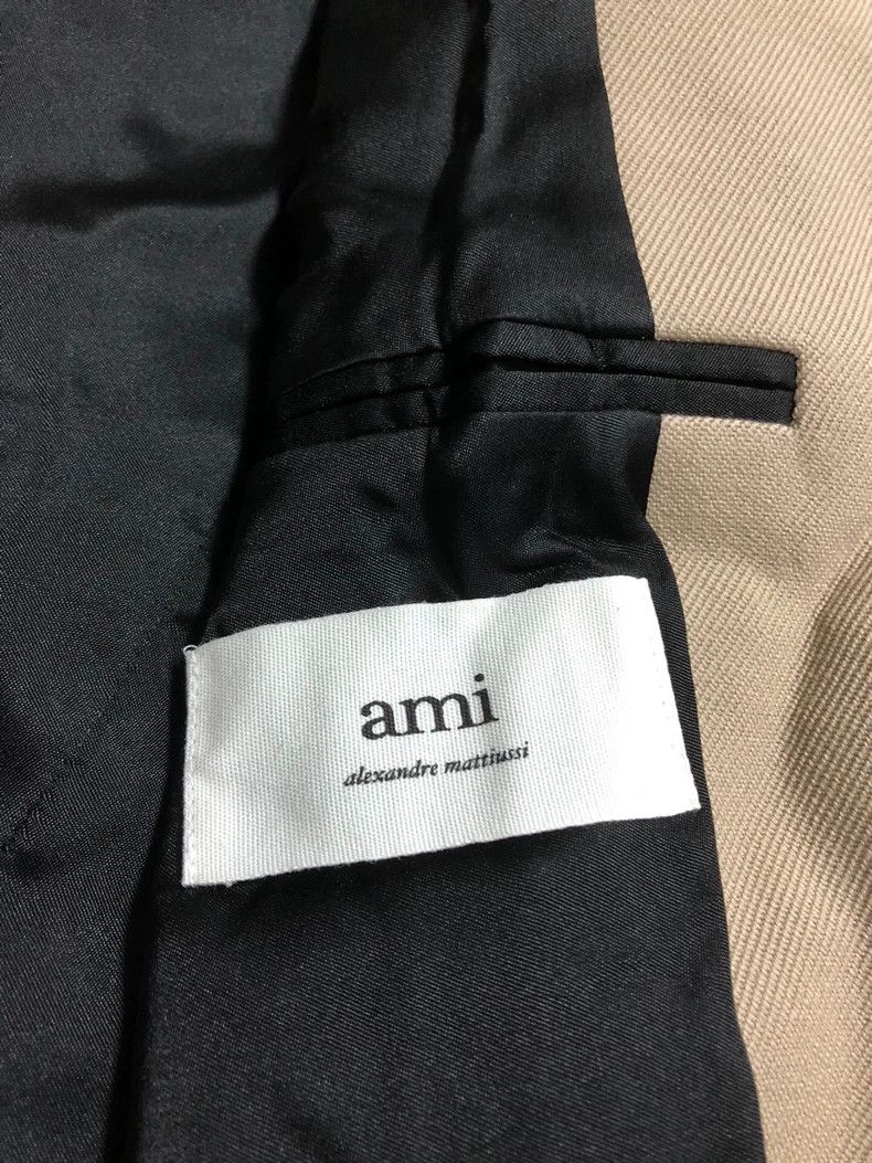 AMI Ami Paris Blazer Jacket Size 46 Beige Size US L / EU 52-54 / 3 - 5 Thumbnail