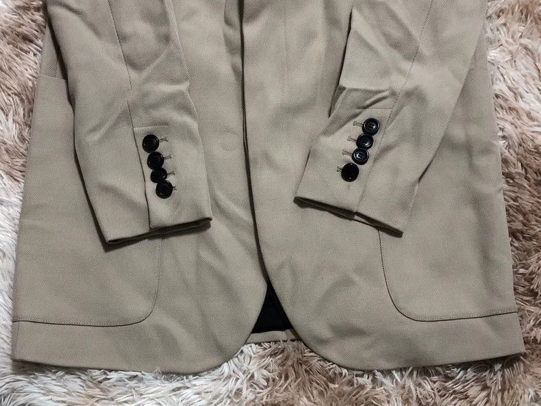 AMI Ami Paris Blazer Jacket Size 46 Beige Size US L / EU 52-54 / 3 - 3 Thumbnail