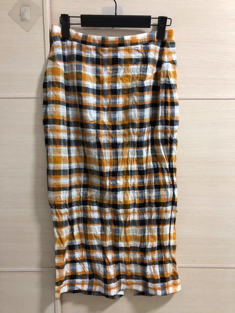 Alexander McQueen MCQ Alexander MQueen Plaid Half Skirt Size US 35 - 2 Thumbnail