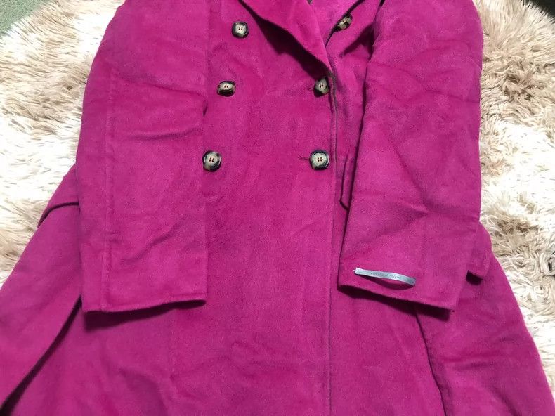 Sportmax Sportmax Wool Coat for Women, Magenta Color Size US M / EU 48-50 / 2 - 6 Thumbnail