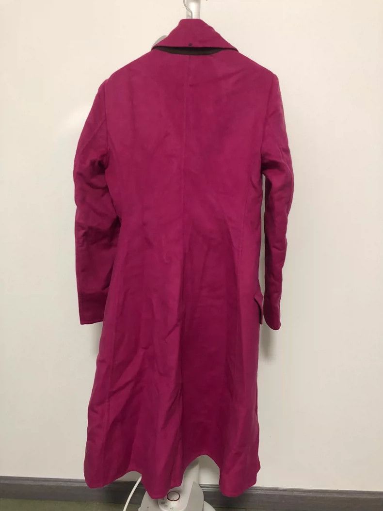 Sportmax Sportmax Wool Coat for Women, Magenta Color Size US M / EU 48-50 / 2 - 2 Thumbnail