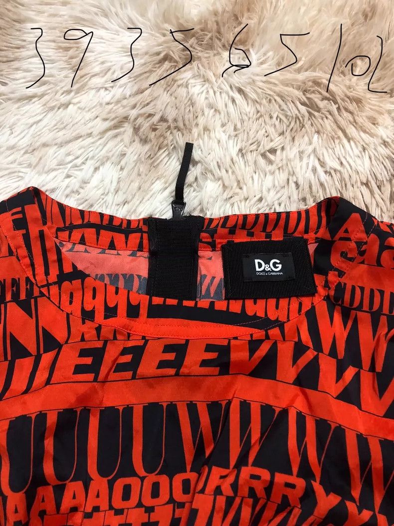 Dolce & Gabbana D&G Long Sleeve Dress with Unique Print Size US M / EU 48-50 / 2 - 3 Thumbnail