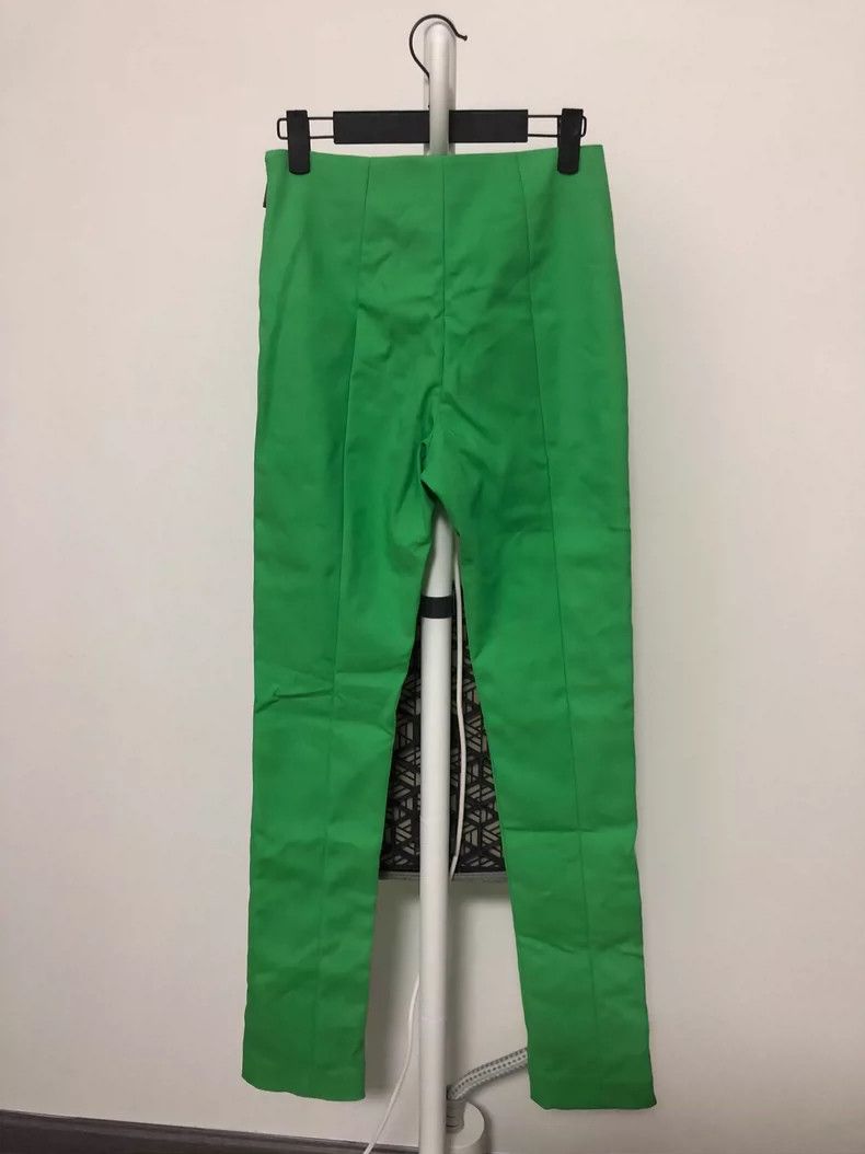MSGM MSGM Green Trousers with Unique Design Size US 33 - 2 Thumbnail