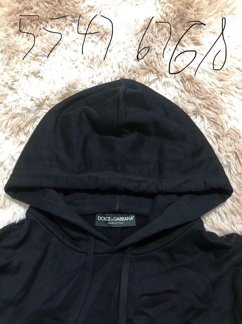 Dolce & Gabbana Dolce Gabbana Embroidered Hooded Sweatshirt Size US M / EU 48-50 / 2 - 3 Thumbnail