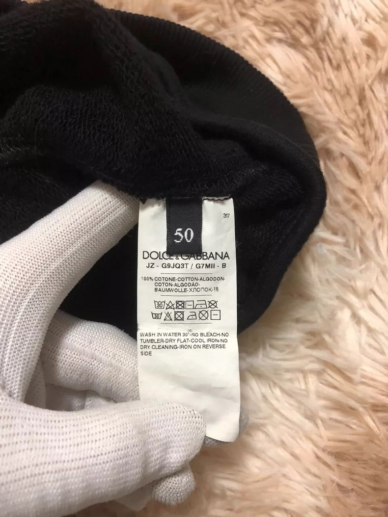 Dolce & Gabbana Dolce Gabbana Embroidered Hooded Sweatshirt Size US M / EU 48-50 / 2 - 5 Thumbnail