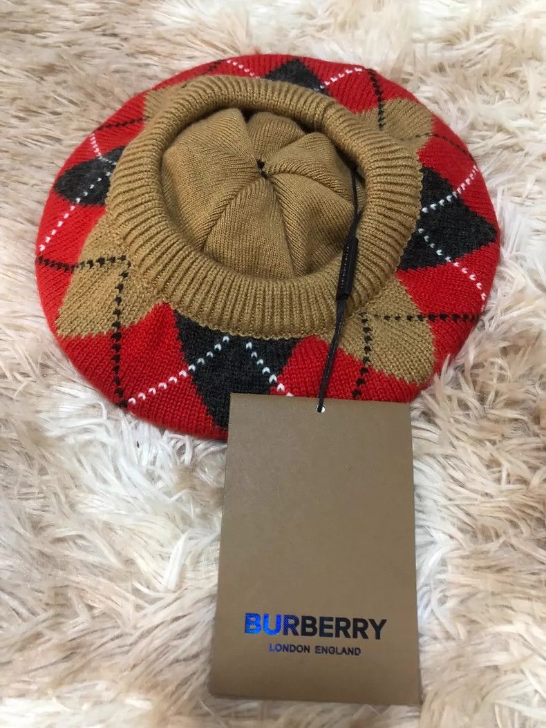 Burberry Burberry Colorful Plaid Children's Hat Size ONE SIZE - 2 Thumbnail