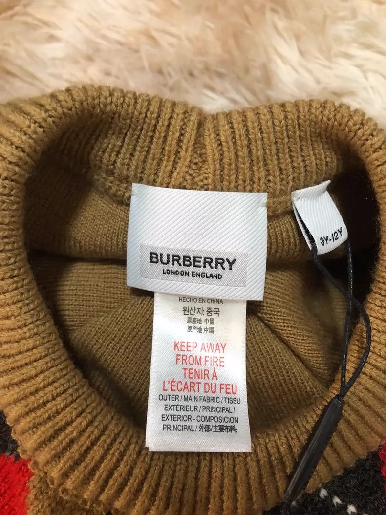 Burberry Burberry Colorful Plaid Children's Hat Size ONE SIZE - 3 Thumbnail