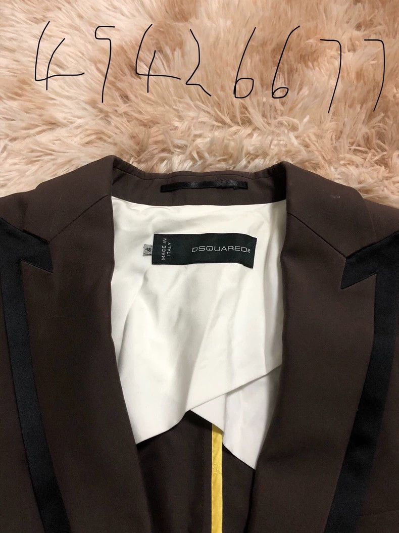 Dsquared2 DSQUARED2 Men's Suit Jacket with Tags Size US M / EU 48-50 / 2 - 3 Thumbnail
