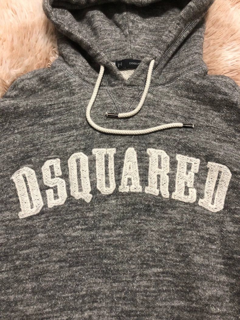 Dsquared2 Dsquared2 Wool Hooded Sweatshirt in Gray Size US L / EU 52-54 / 3 - 4 Thumbnail