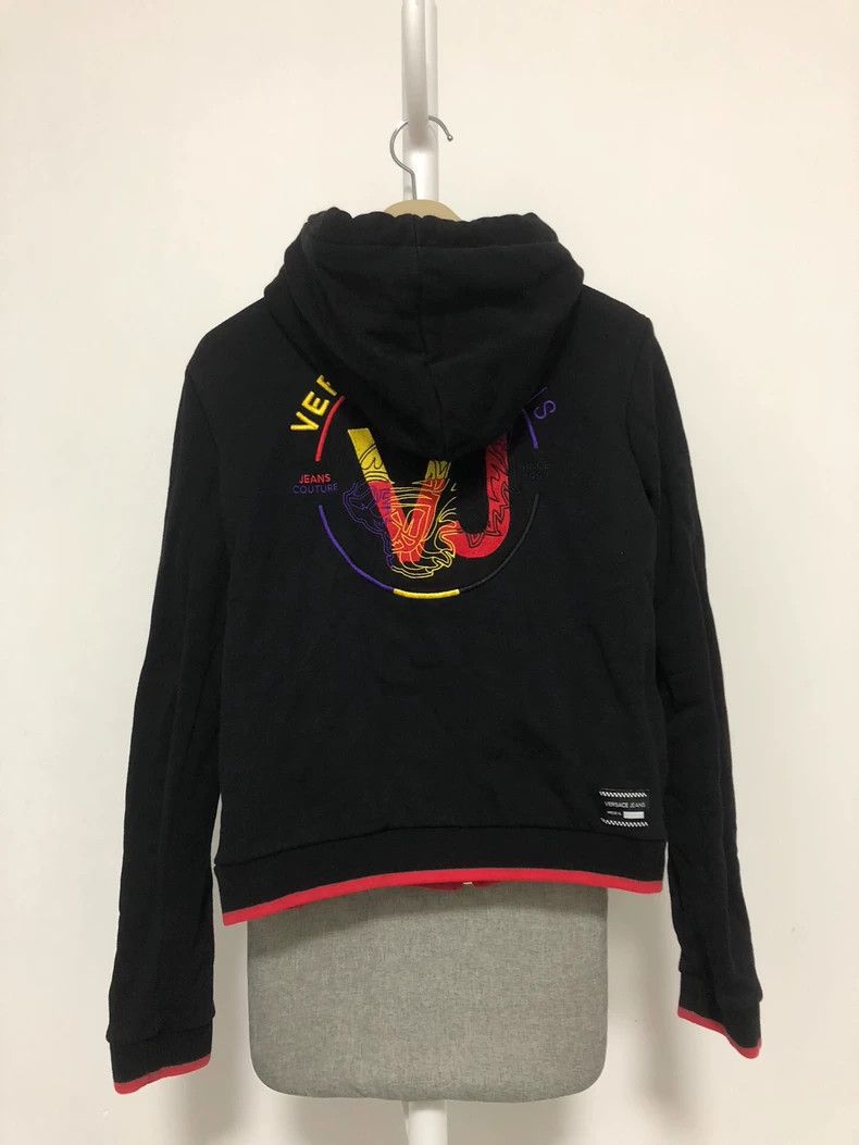 Versace Versace Women's Zip-Up Hooded Sweatshirt Size US M / EU 48-50 / 2 - 2 Thumbnail
