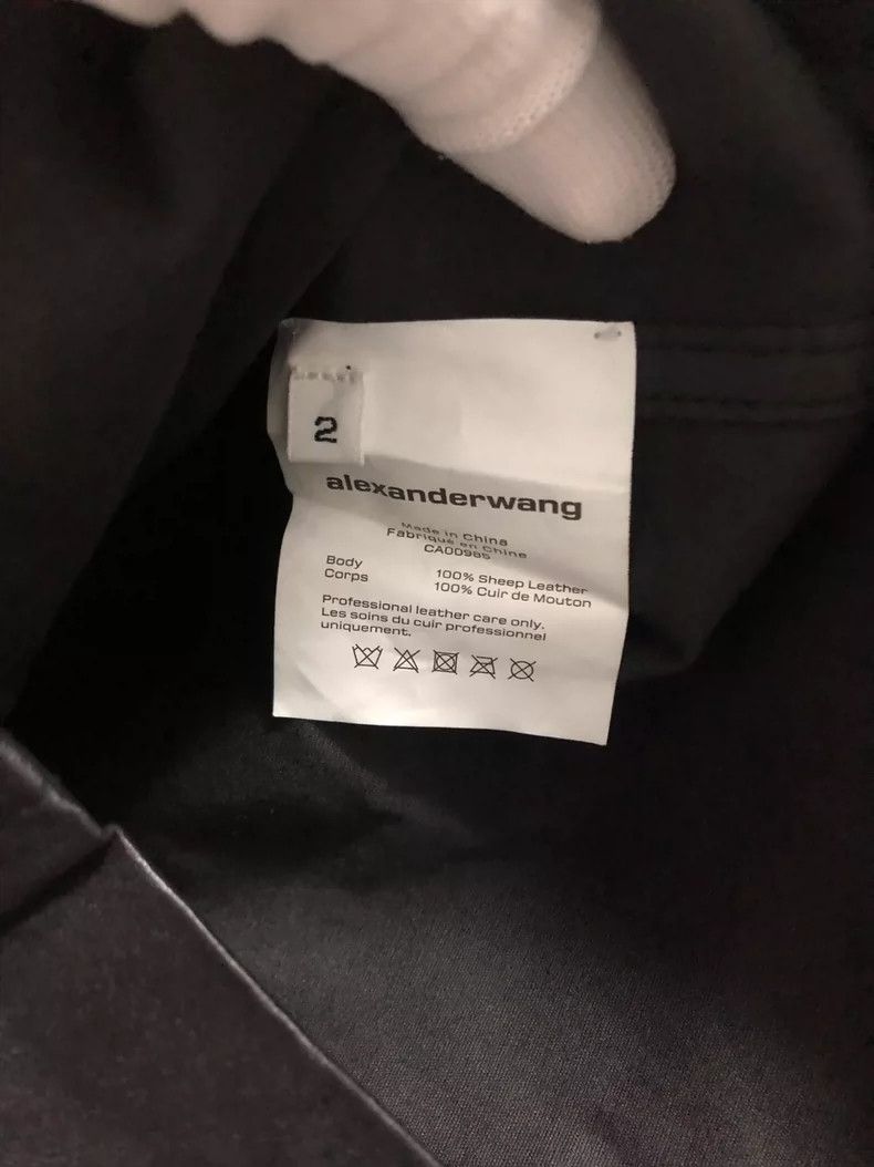 Alexander Wang Alexander Wang Leather Top in Great Condition Size US M / EU 48-50 / 2 - 4 Thumbnail
