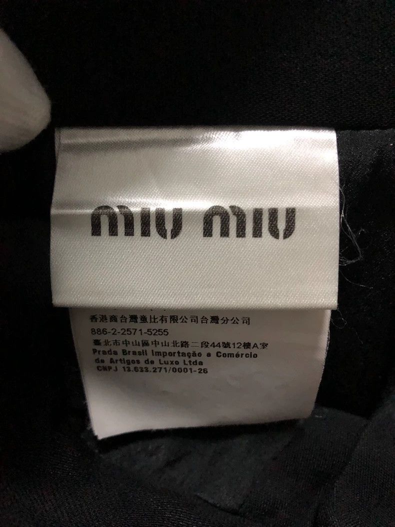 Prada Miumiu Black Pearl Button Skirt Size 38 Size US 38 / EU 54 - 5 Thumbnail