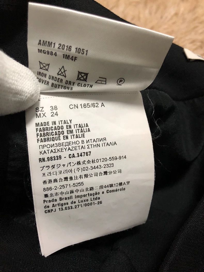 Prada Miumiu Black Pearl Button Skirt Size 38 Size US 38 / EU 54 - 6 Thumbnail