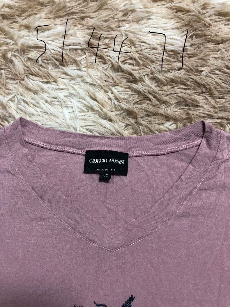 Emporio Armani Giorgio Armani Men's Short Sleeve T-Shirt Size US L / EU 52-54 / 3 - 3 Thumbnail