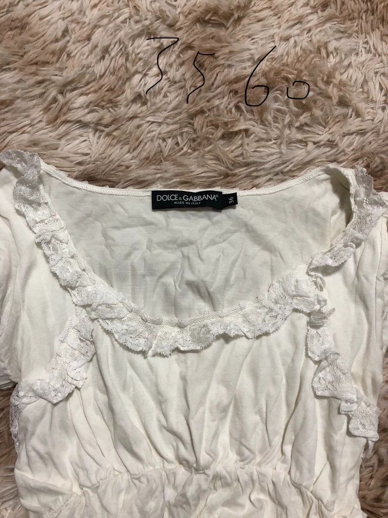 Dolce & Gabbana Dolce&Gabbana Short Dress with Ruffles Size US 36 / EU 52 - 3 Thumbnail