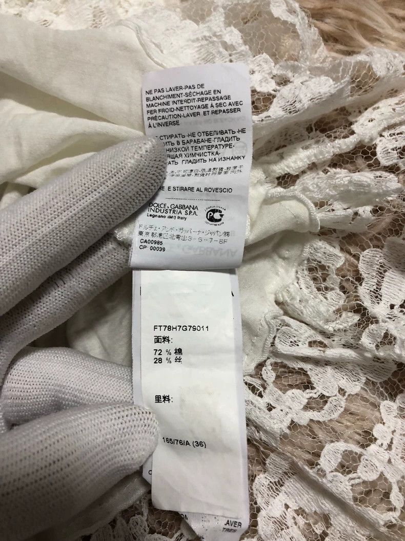 Dolce & Gabbana Dolce&Gabbana Short Dress with Ruffles Size US 36 / EU 52 - 5 Thumbnail