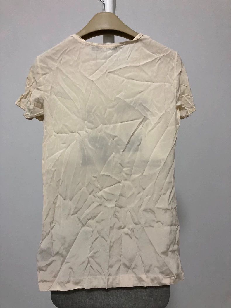 Dolce & Gabbana Dolce&Gabbana Women's Short Sleeve Silk T-Shirt Size US S / EU 44-46 / 1 - 2 Thumbnail