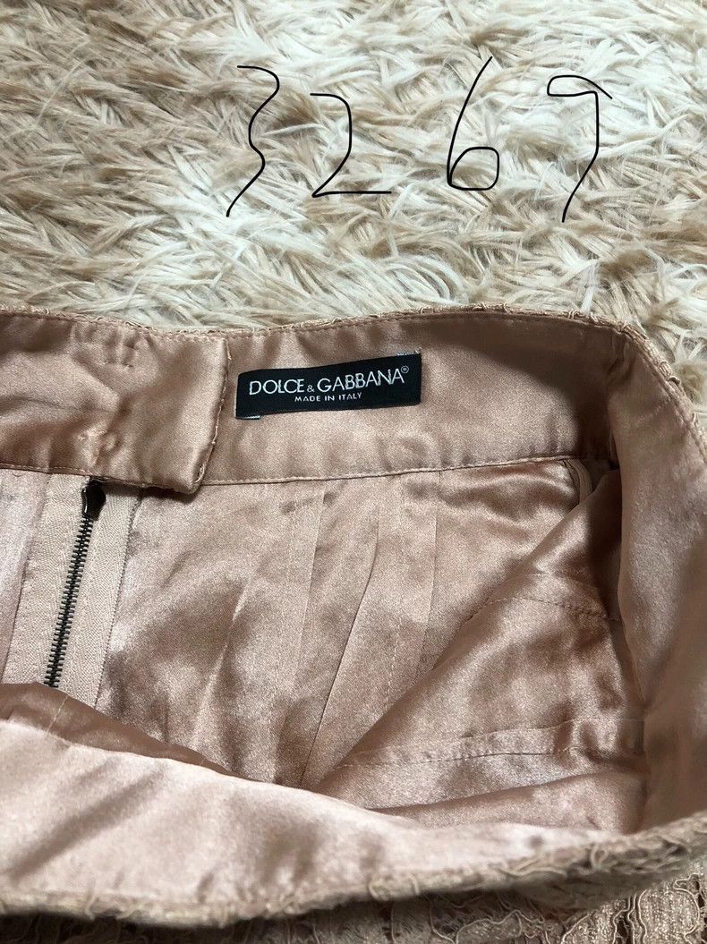 Dolce & Gabbana Dolce&Gabbana Lace Skirt Size 38 Size US 38 / EU 54 - 3 Thumbnail
