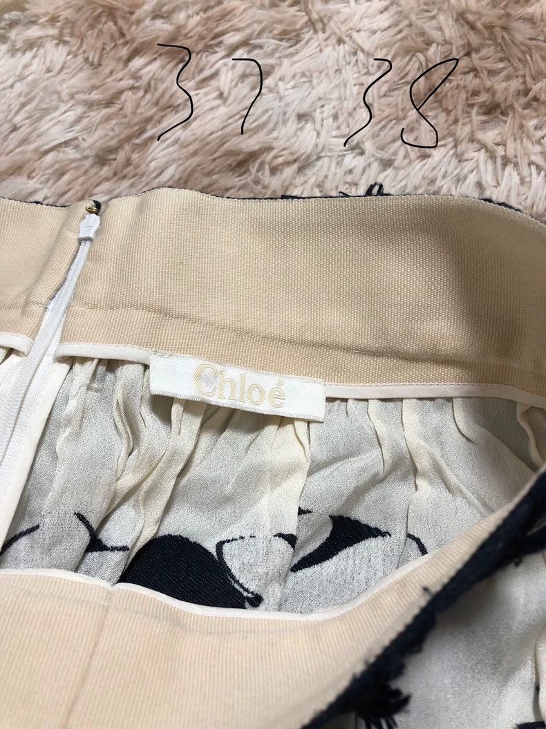 Chloe Chloe Short Skirt with Unique Design Size US 38 / EU 54 - 5 Thumbnail