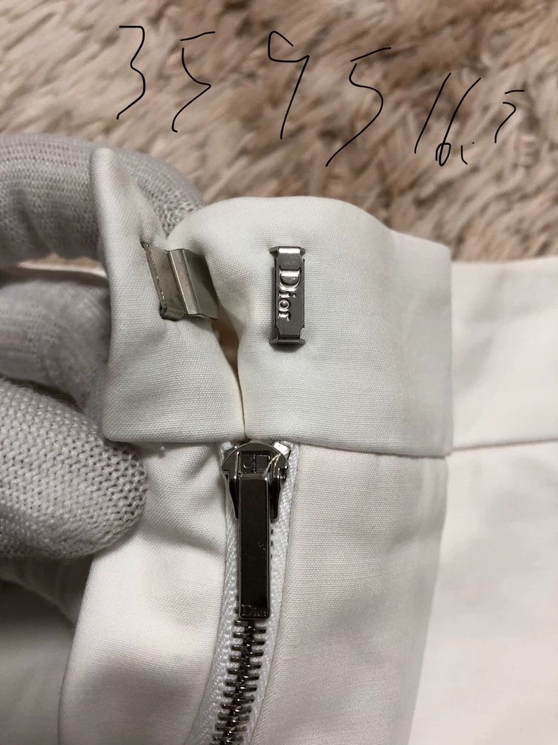 Dior Dior Women's White Trousers Size 40 Size US 40 / EU 56 - 7 Thumbnail
