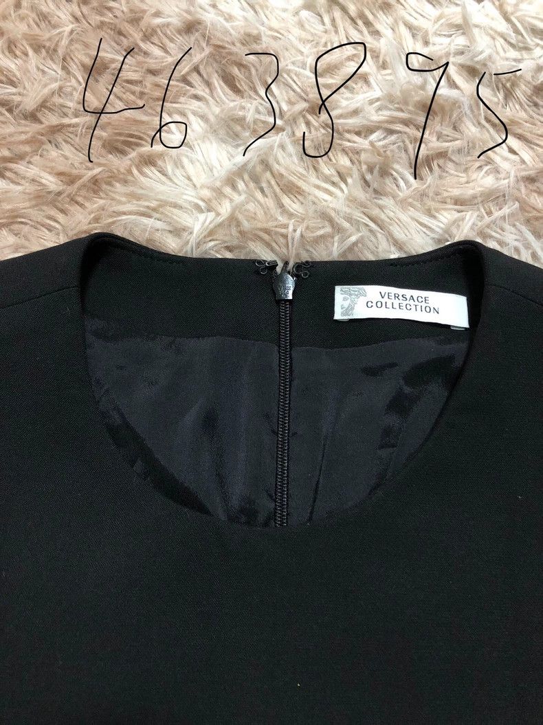 Versace VERSACE Black Sleeveless Dress Size 44 Size US 44 / EU 60 - 3 Thumbnail