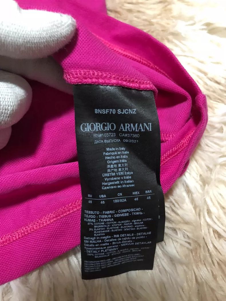 Emporio Armani Giorgio Armani Men's Short Sleeve Polo Shirt Size US L / EU 52-54 / 3 - 6 Thumbnail