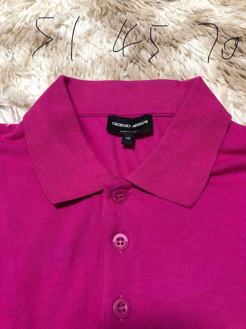 Emporio Armani Giorgio Armani Men's Short Sleeve Polo Shirt Size US L / EU 52-54 / 3 - 3 Thumbnail