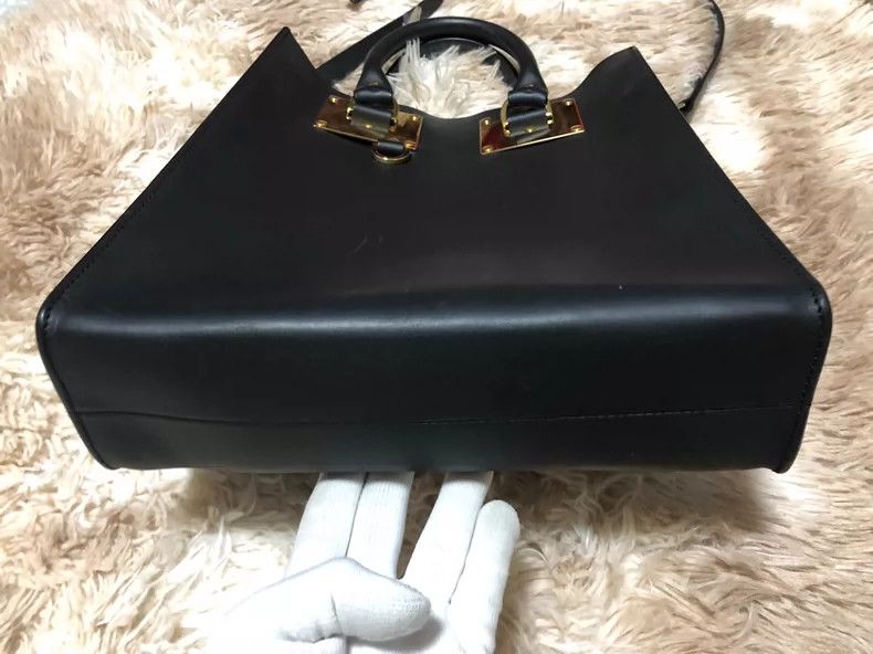 Sophie Hulme Sophie Hulme Black Shoulder Handbag Size ONE SIZE - 3 Thumbnail