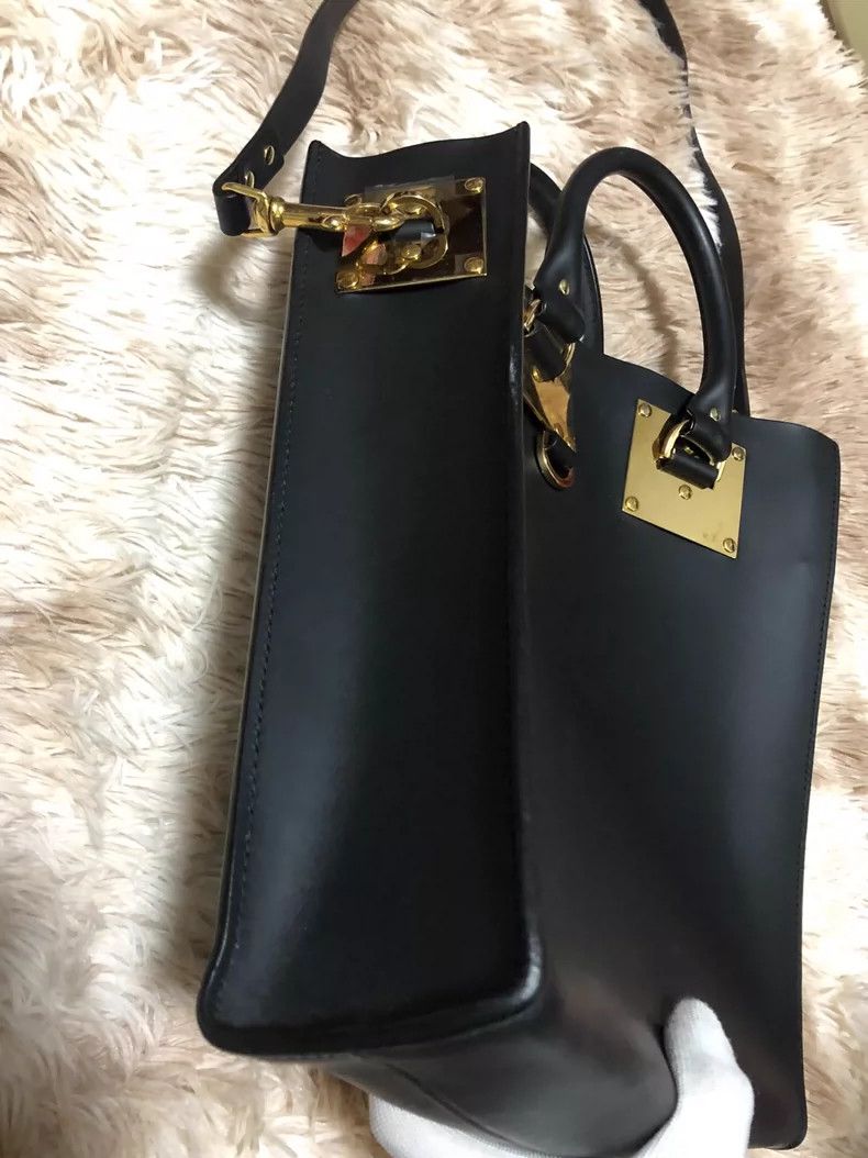 Sophie Hulme Sophie Hulme Black Shoulder Handbag Size ONE SIZE - 6 Thumbnail
