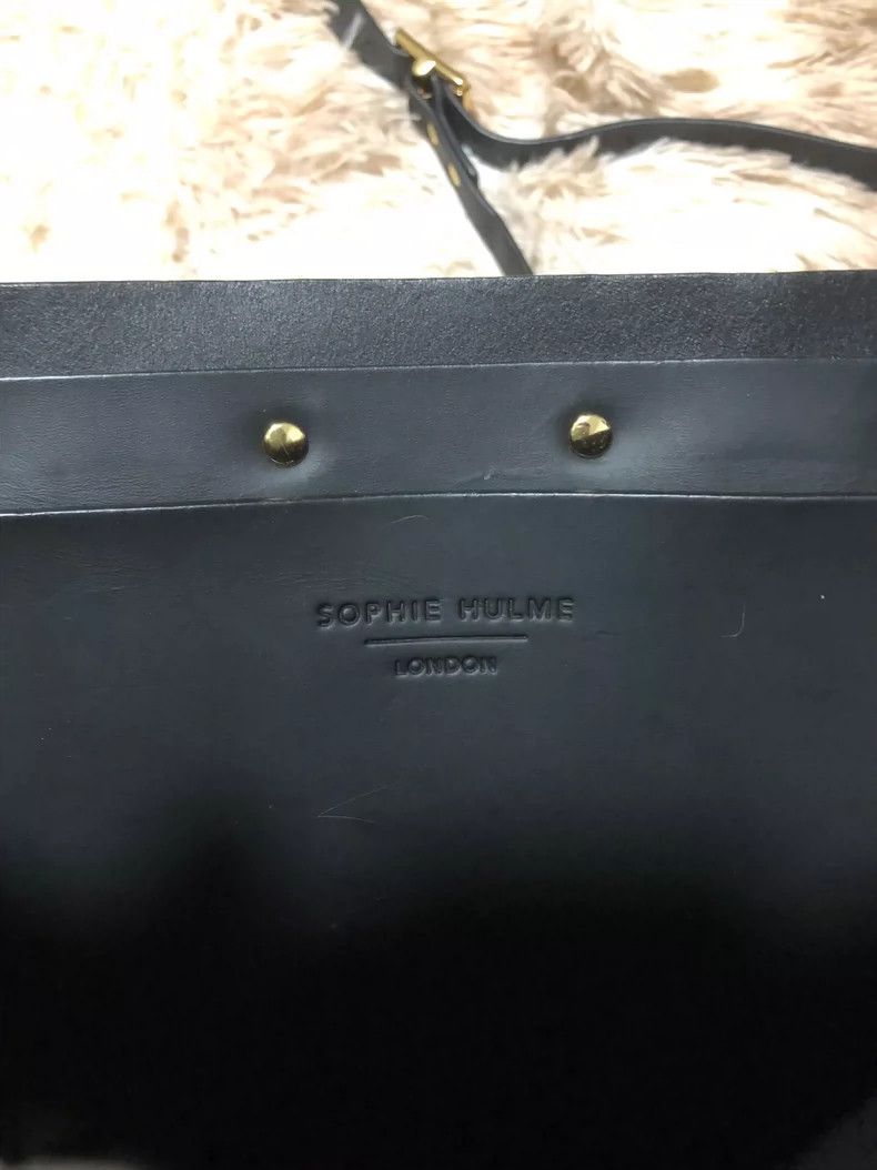 Sophie Hulme Sophie Hulme Black Shoulder Handbag Size ONE SIZE - 9 Thumbnail