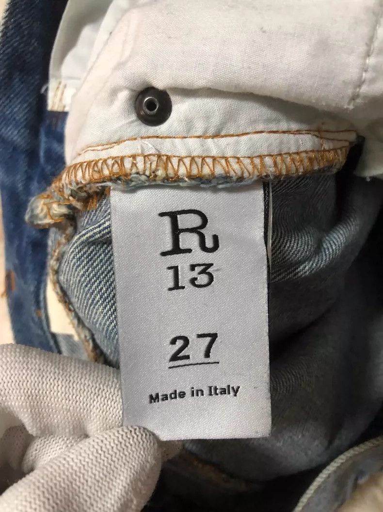 R13 R13 Distressed Denim Shorts Size 27 Size US 27 - 5 Thumbnail