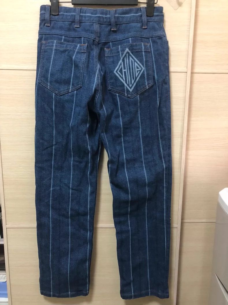 Chloe Chloe Denim Long Pants with Stripes Size US 36 / EU 52 - 2 Thumbnail