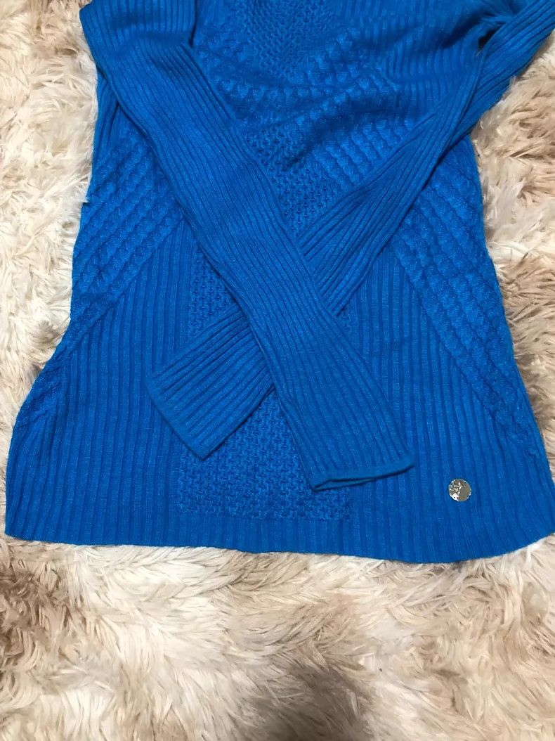 Versace Versace Women's Knit Sweater Blue Color Size US M / EU 48-50 / 2 - 4 Thumbnail