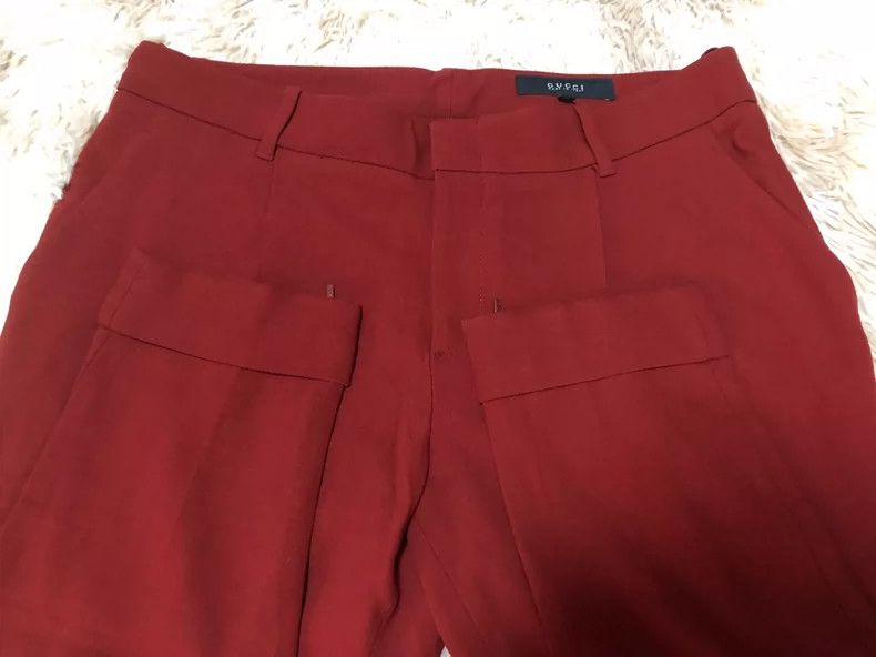 Gucci Gucci Women's Red Pants for Sale Size US 42 / EU 58 - 3 Thumbnail