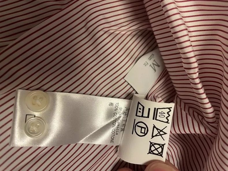 Ermenegildo Zegna Ermenegildo Zegna Long Sleeve Striped Shirt Size US M / EU 48-50 / 2 - 9 Thumbnail