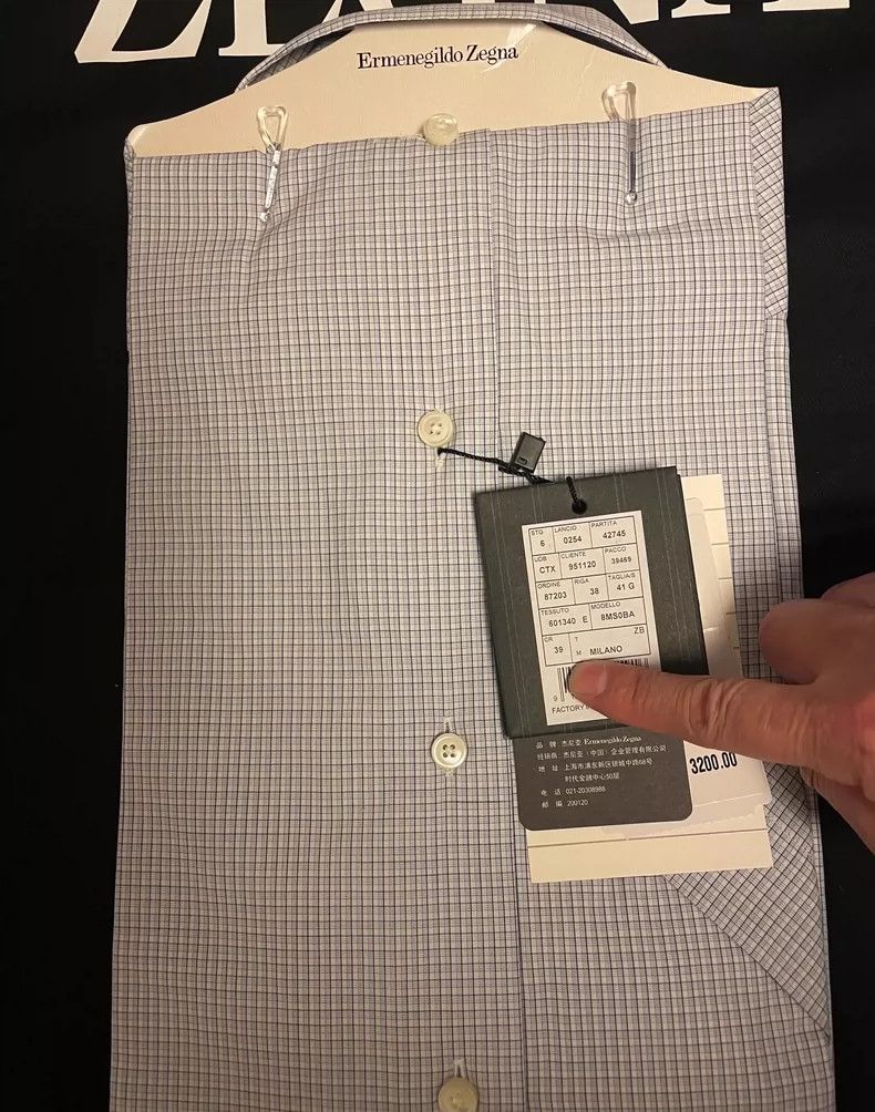 Ermenegildo Zegna Ermenegildo Zegna Short Sleeve Shirt Size US M / EU 48-50 / 2 - 3 Thumbnail