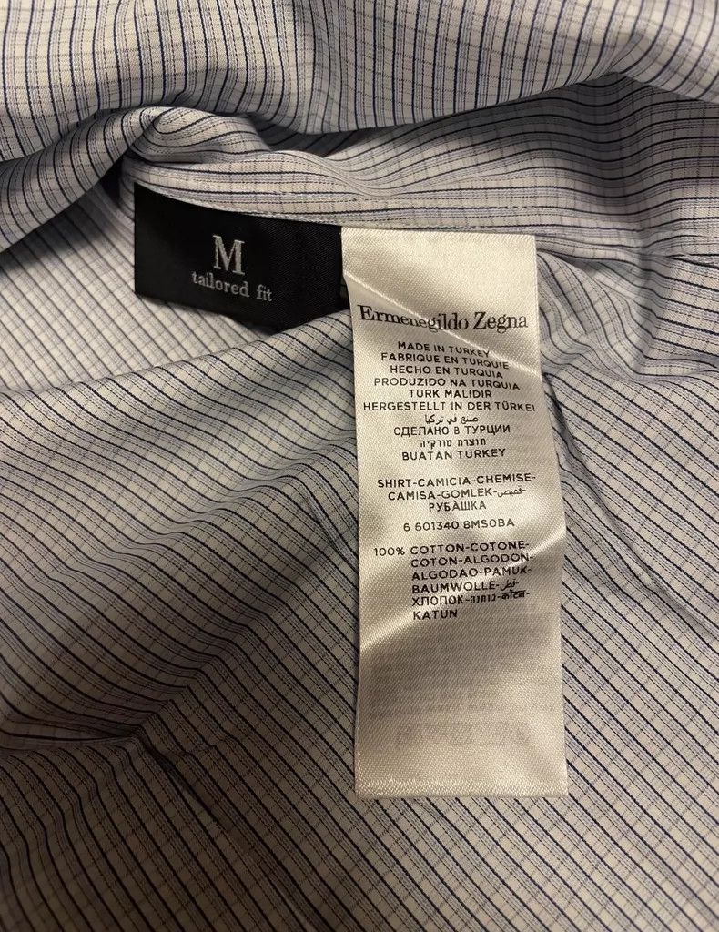 Ermenegildo Zegna Ermenegildo Zegna Short Sleeve Shirt Size US M / EU 48-50 / 2 - 7 Thumbnail