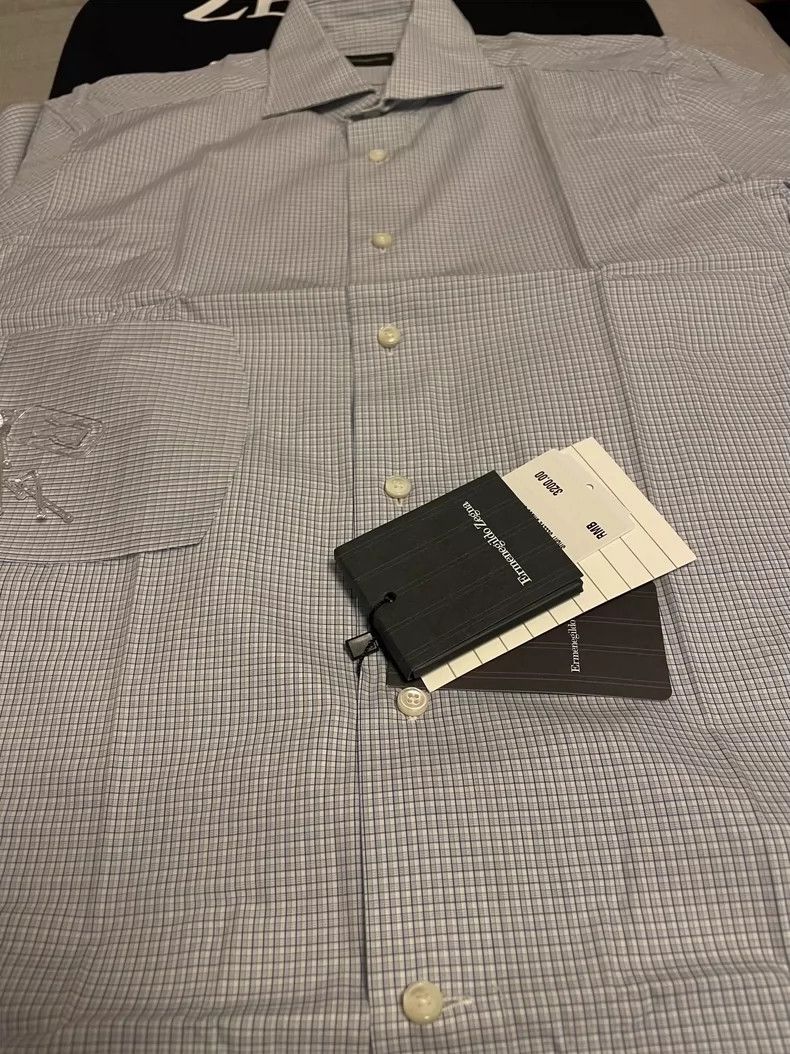 Ermenegildo Zegna Ermenegildo Zegna Short Sleeve Shirt Size US M / EU 48-50 / 2 - 6 Thumbnail