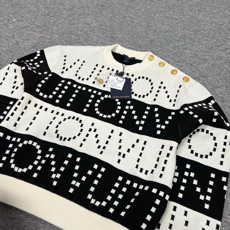 Louis Vuitton Louis Vuitton Logo Knitted Sweater with Tags Size US M / EU 48-50 / 2 - 4 Thumbnail