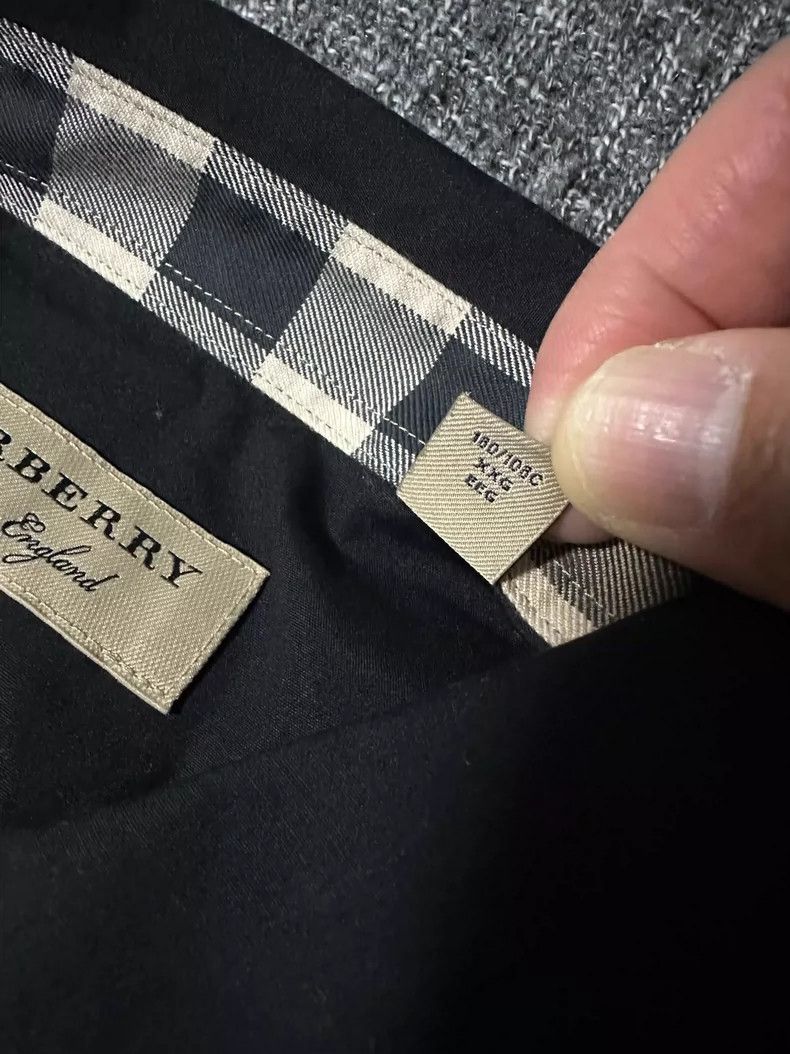 Burberry Burberry Black Classic Embroidered Shirt XXL Size US XXL / EU 58 / 5 - 3 Thumbnail