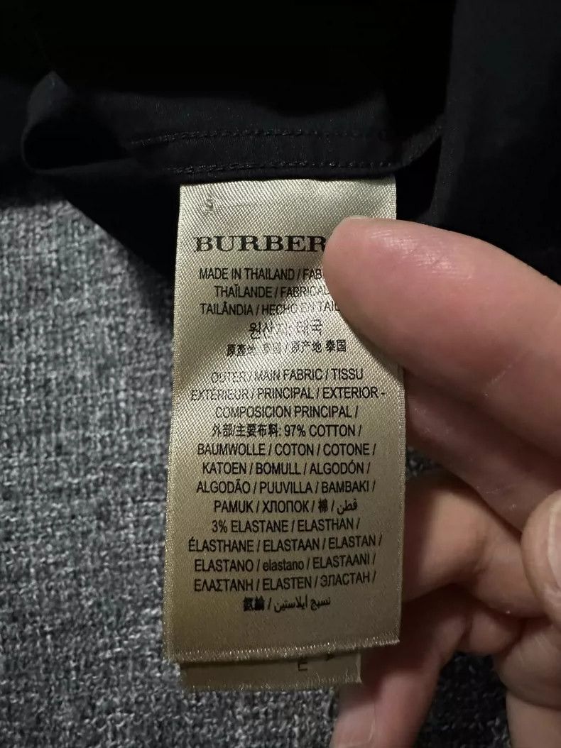 Burberry Burberry Black Classic Embroidered Shirt XXL Size US XXL / EU 58 / 5 - 8 Thumbnail