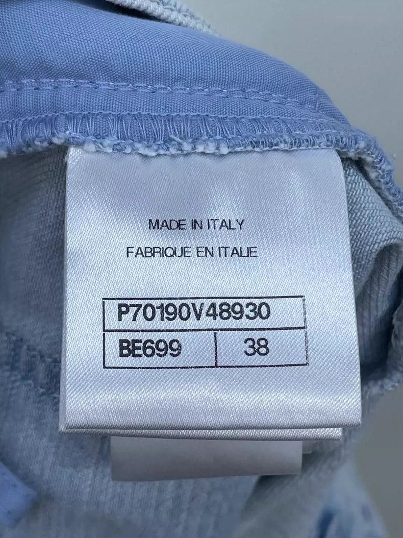 Chanel Chanel Light Blue Denim Shorts with Sequins Size US 38 / EU 54 - 4 Thumbnail